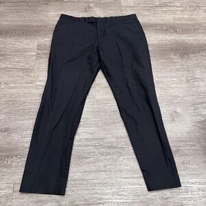 Theory Pants Slacks Mens 36 Blue Straight Cotton Dark Wash Preppy Minimal Casual